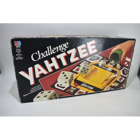 Challenge Yahtzee 1992 Mb jeux jeu de société plateau dés yam yatzi kems