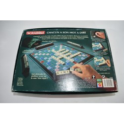 Scrabble Classique Edition Mattel Jeux jeu de société mots lettres voyage luxe duplicate compétition prestige poche magnétique