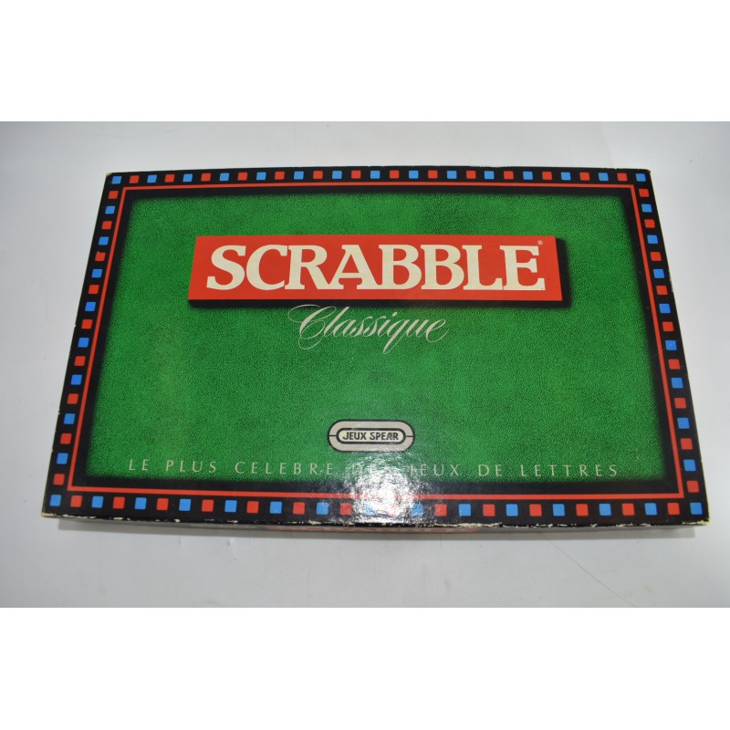 Scrabble classique 1995 Edition Jeux spear habourdin jeu de lettres luxe voyage duplicate compétition prestige poche