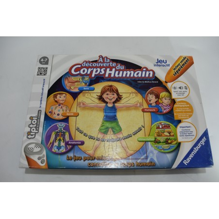 Tip Toi A la découverte du corps humain Edition Ravensburger jeu de société tiptoi interactif stylo électronique connecté
