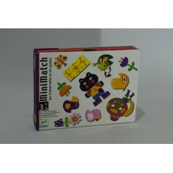 Minimatch Edition Djeco jeu d'observation et de rapidité jeux de société mini match dobble jungle party cartes