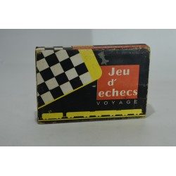 Jeu D'Echecs voyage vintage jeux de société plateau plastique échiquier coffret échec  coffret