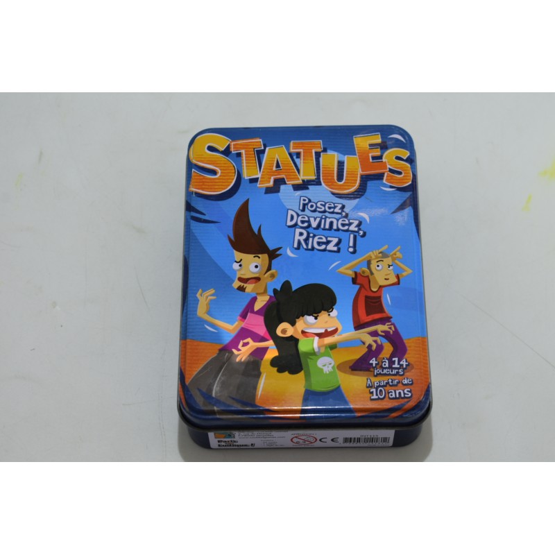 Statues Edition Cockail Games Paris est ludique jeu de société jeux cartes interlude