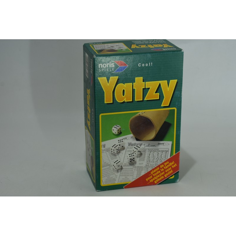 Yatzi Edition Noris Spiele jeu de société jeux Yahtzee Yam 421 dés gobelet famille