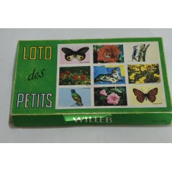 Loto des Petits Edition Willeb ancien jeux lotos animaux fleurs faunes flore jeu nouveaux reunis