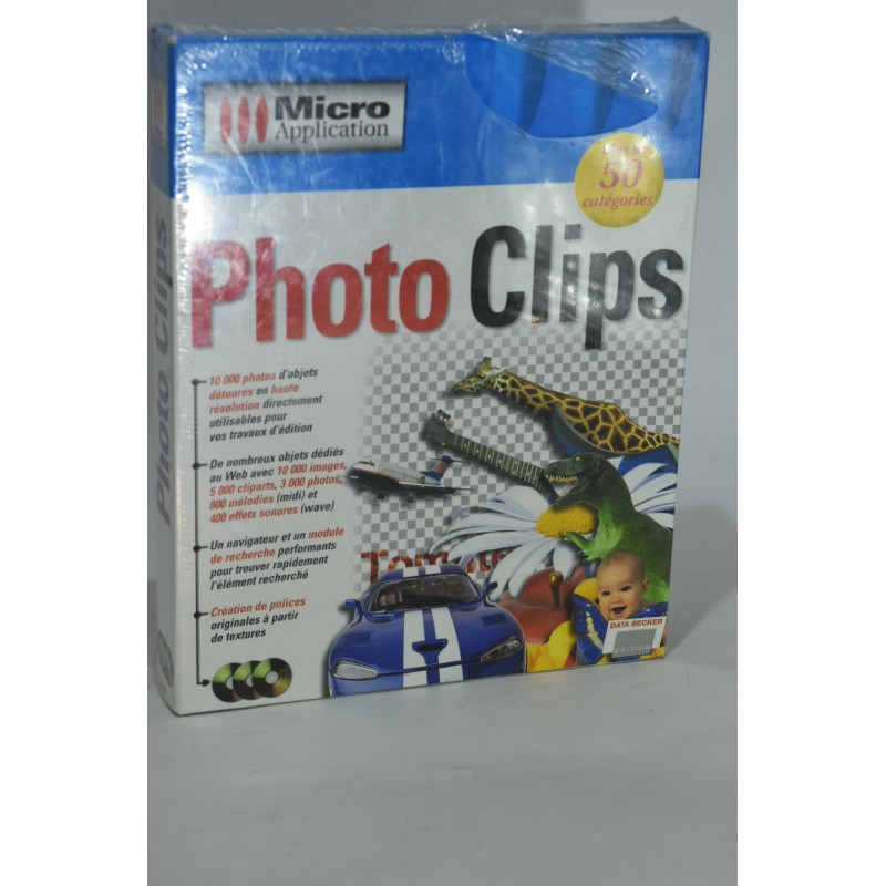 Photo Clips Edition Micro Application data becker cd logiciel photos