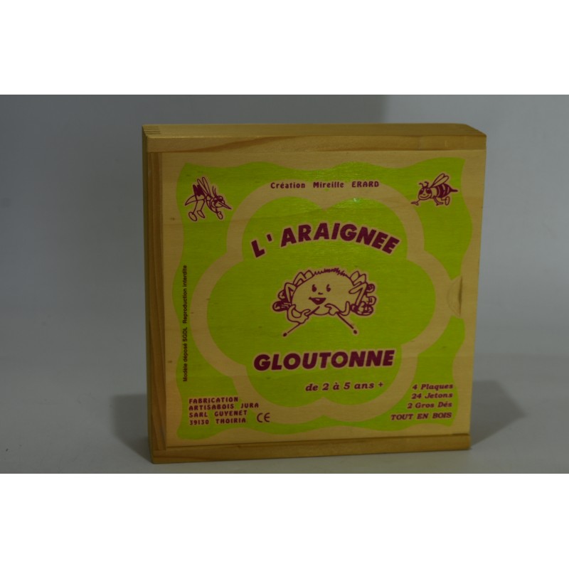 L'araignée gloutonne Edition artisabois jura jeu de société jeux