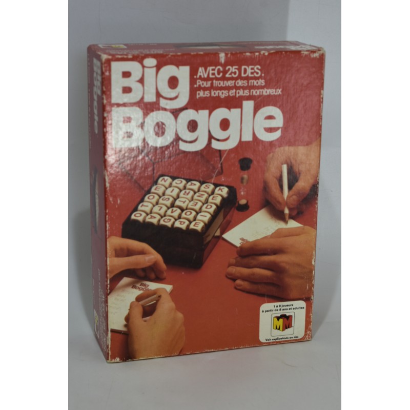 Big Boggle Edition Miro mots jeu de société  jeux de dés lettres rapidité