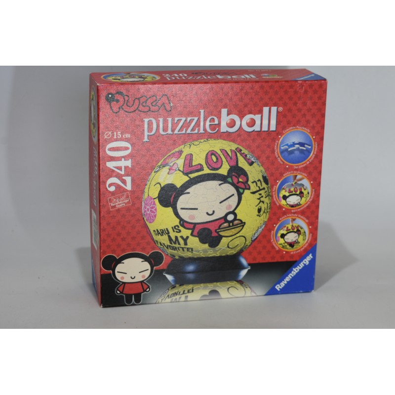 Pucca Edition Love Puzzleball 3D Ravensburger jeu puzzle ball relief
