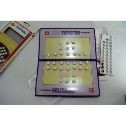 Vintage 1993 Magnetic Pocketable Solitaire jeux nathan jeu de société voyage pocket magnetique
