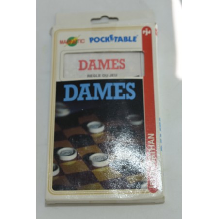Magnetic 1993 pocketable Dames jeux nathan jeu de société voyage luxe magnetique pocket