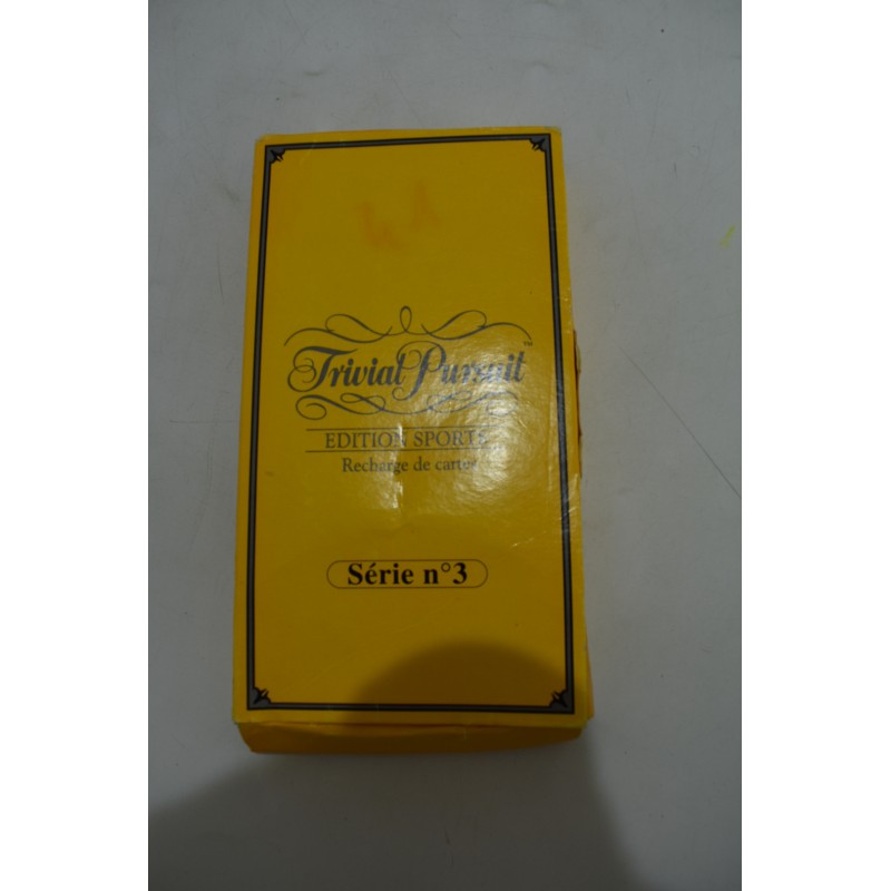 Trivial Pursuit Edition Sports Extension numéro 3 recharge complémentaire cartes a jouer horn abbot