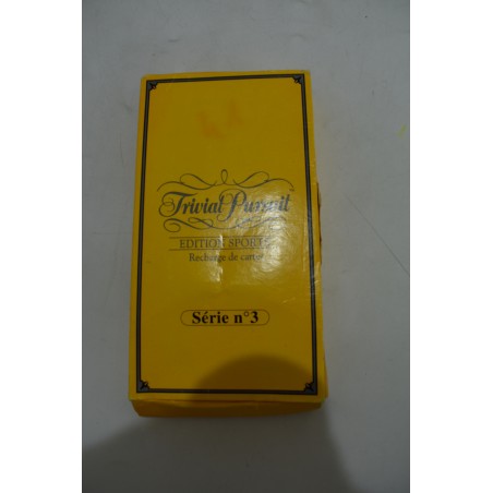 Trivial Pursuit Edition Sports Extension numéro 3 recharge complémentaire cartes a jouer horn abbot