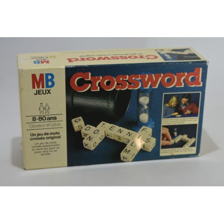 Crossword MB jeux jeu de société 1978 lettres vintage game
