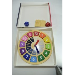 Bois jeu de l'horloge Educabul Fnac Oxybul Éveil Apprentissage Complet Jeux