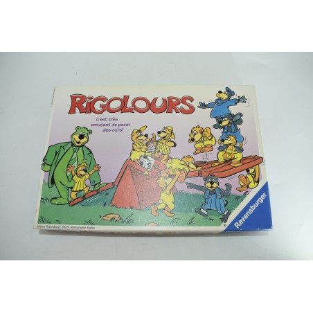Rigolours 1994 Edition Ravensburger jeu de société jeux vintage ours rigolo balance poids