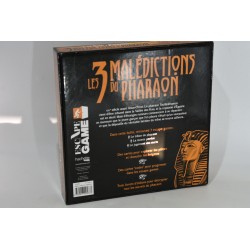 Les 3 malédictios du Pharaon Escape Game egypte antiques Edition Hachette Heroes jeu de société jeux exit labyrinthe sphinx