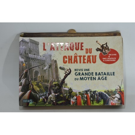 L'attaque du Chateau Edition fleurus jeu livre catapulte bataille moyen age