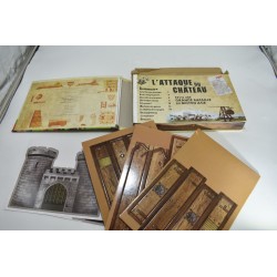 L'attaque du Chateau Edition fleurus jeu livre catapulte bataille moyen age