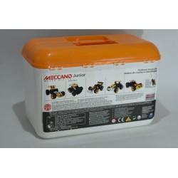 Meccano Junior Maker system Spin master voiture de course a retrofriction set coffret malette 16104