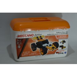 Meccano Junior Maker system Spin master voiture de course a retrofriction set coffret malette 16104