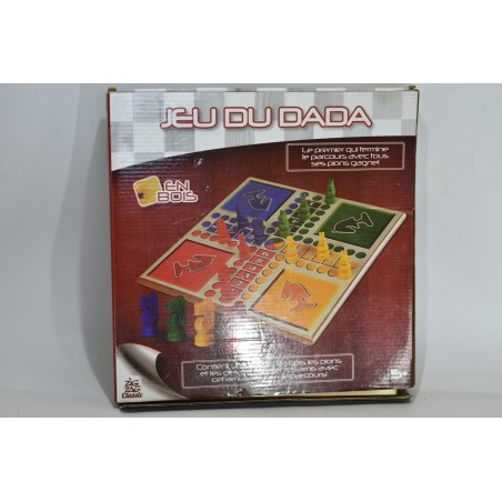 Jeu de Dada en bois Zig Zag Classic Ludo King jouet jeu de société jeux petits chevaux