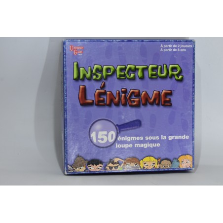 Inspecteur Lenigme Edition University Games 150 enigmes sous la grande loupe magique jeu de société jeux
