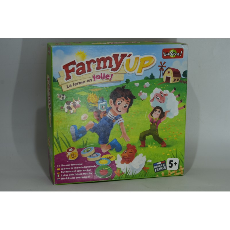 Farmy'up La Ferme En Folie Bioviva ! animaux jeu Farmy up Jeux De Société