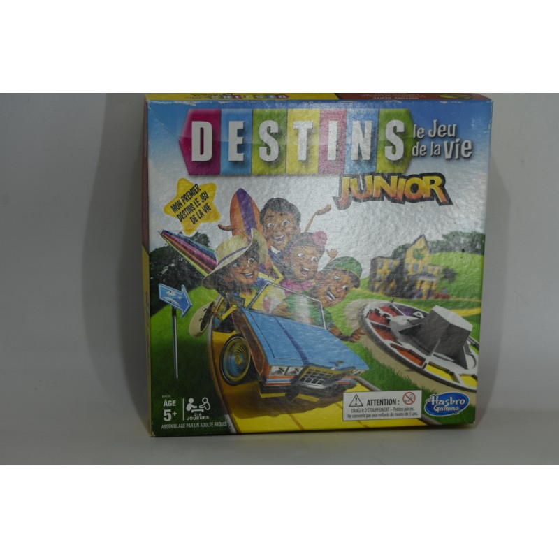 Destins Junior Le Jeu De La Vie Hasbro Gaming Jeux de société life destin mon premier