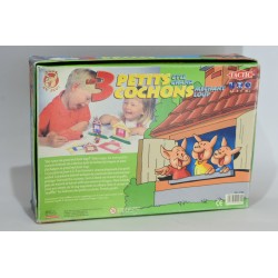 Les 3 petits cochons edition Tactic jeu de société jeux Trois cochon mechant loup maisons