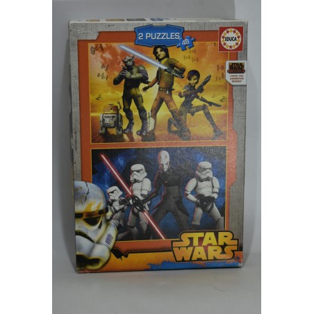 Star Wars Rebels lot 2 puzzles 48 pièces  Educa jeu de société puzzle casse tete