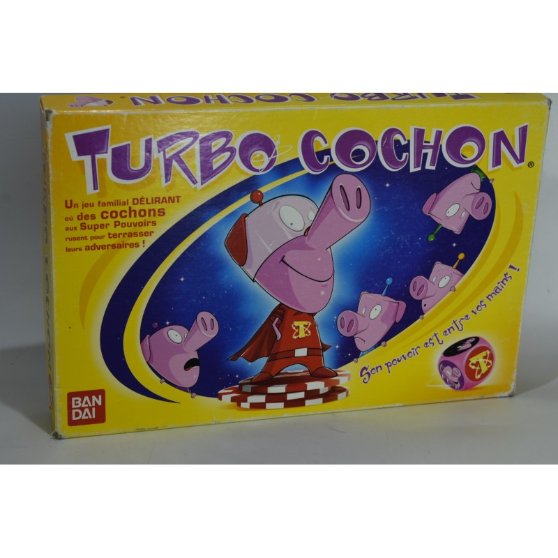 Turbo Cochon Edition bandai jeu de société jeux familial adversaires