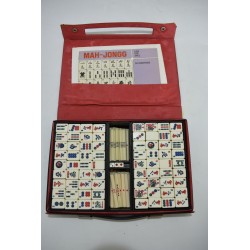 Mah Jong Edition Jumbo Revanche Boite coffret vintage jeu de société jeux flowers mahjong dragons