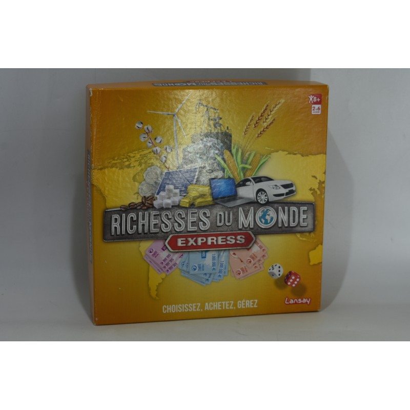 Richesses du monde Express  Editions  Jeu de société 8+ 2 a 6 joueurs