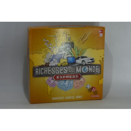 Richesses du monde Express  Editions  Jeu de société 8+ 2 a 6 joueurs