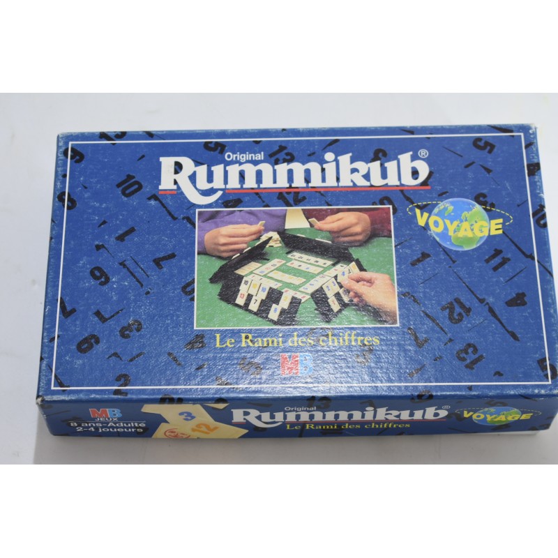 Original Rummikub 1993 Edition Voyage jeu de société jeux Mb jeux rami des chiffres