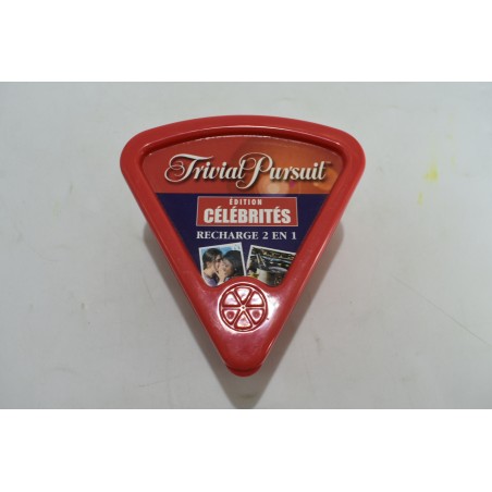Trivial Pursuit Edition Célébrités Recharge 2 en 1 jeu de société Hasbro extension complémentaire celebrité