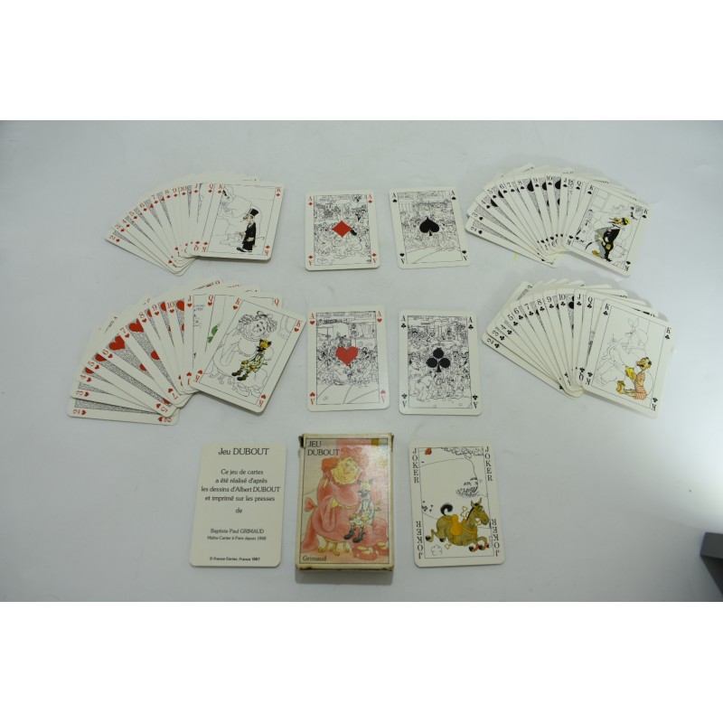 Dubout Erotique 1987 Jeu de carte Grimaud jeux de société france cartes 54
