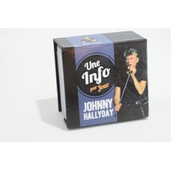 Johnny Hallyday Une info par jour jeu cartes calendrier Ephemerides 365 jours