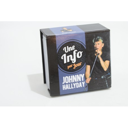 Johnny Hallyday Une info par jour jeu cartes calendrier Ephemerides 365 jours