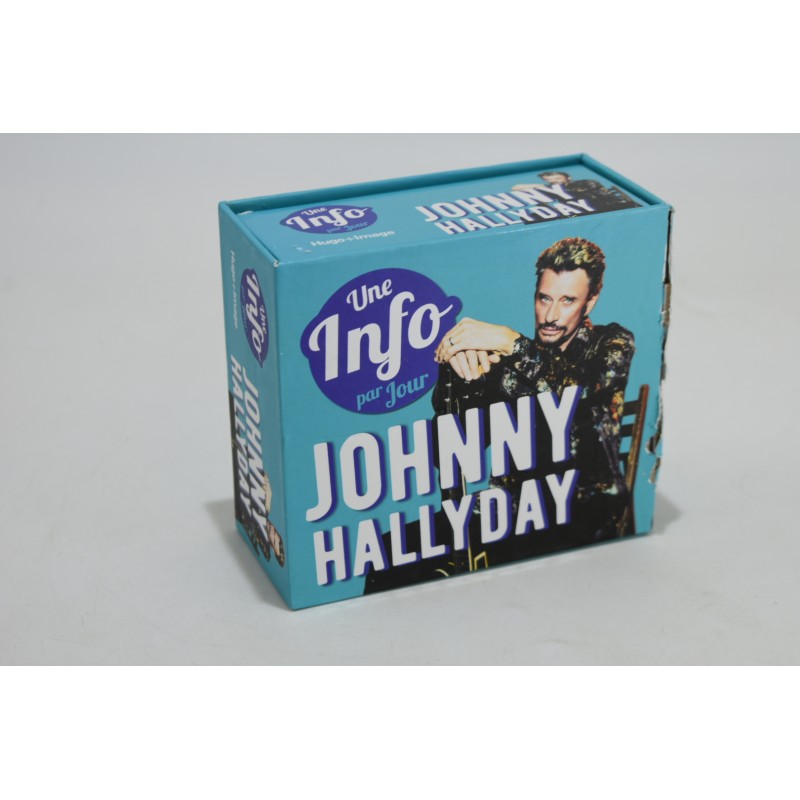 Une Info par jour Edition Johnny Hallyday jeu de cartes calendrier éphéméride 365 jours