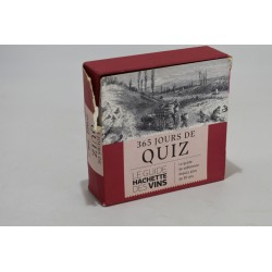 Le guide hachette des Vins 365 jours de Quiz Ephemeride calendrier jeux quizz questions vin