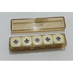 Poker d'as Coffret 5 dés cartes pokers jeu de dé jeux de société paris casino