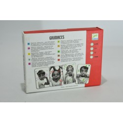 Grimaces Edition Djeco jeux de mémoire jeu de société delirant cartes