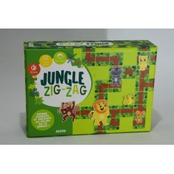 Jungle Zig Zag Edition auzou jeu de société jeux de cartes a jouer party quiz famille Zig-zag