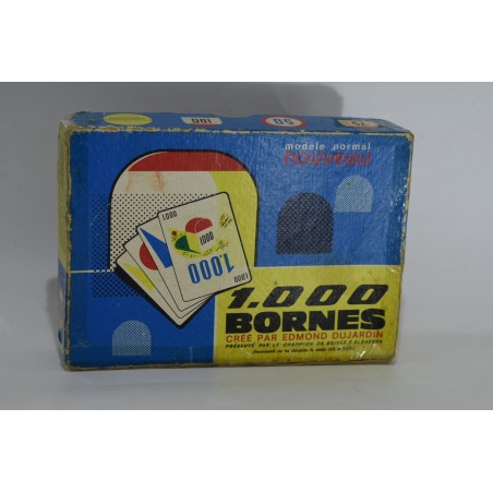 1000 Bornes Edition Dujardin Modele nouveau normal  Boite sabot Edition francaise mille borne jeu de société jeux vintage
