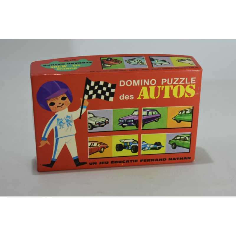 Domino Puzzle des Autos jeu educatif fernand nathan jeux de société dominos loto memory
