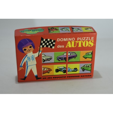 Domino Puzzle des Autos jeu educatif fernand nathan jeux de société dominos loto memory