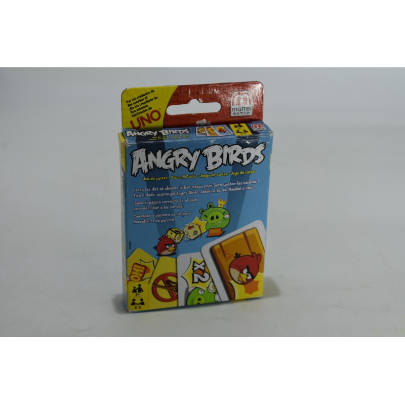 Angry Birds jeux de cartes Mattel Games Uno carte a jouer jeu de société
