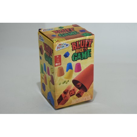 Bluff Dice Game Edition Grafix jeu de société jeux de dés dé a jouer poker d'as